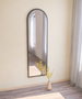 Hanah Home Espejo Ecológico Flotal-E Negro 160x50 cm MDF